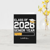 Carte Terminé en 2026 Dernière année de chargement Drôle (Fleur jaune)