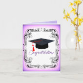 Carte Terminer le diplôme  (Fleur jaune)