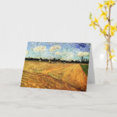 Carte Terrain coulé (les Furrows) par Vincent van Gogh (Fleur jaune)