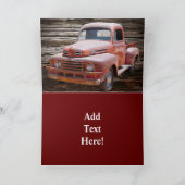 Carte Terrain de ferme de camions antiques Red (Intérieur)