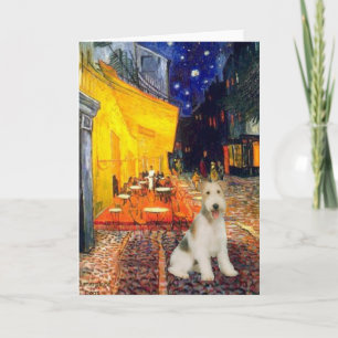 Carte Terrasse Café - Fox Terrier à poil dur #1