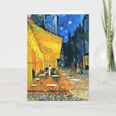 Carte Terrasse de café par Vincent van Gogh, (Devant)