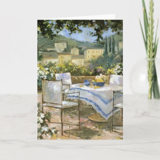 Carte Terrasse de la Toscane (Devant)