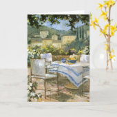 Carte Terrasse de la Toscane (Fleur jaune)