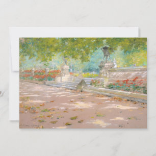 Carte Terrasse, Prospect Park   William Merritt Chase