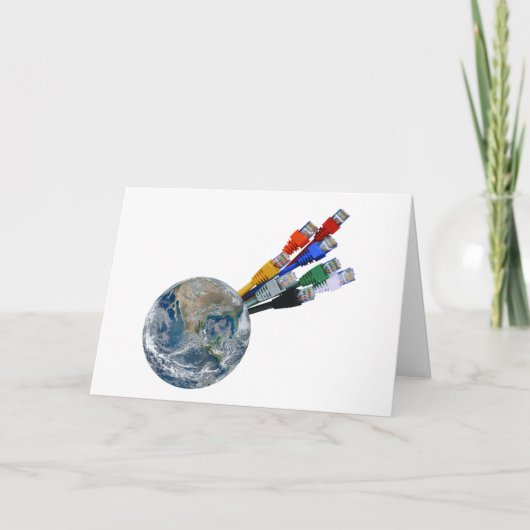 Carte Terre connectée au réseau Ethernet (Devant)