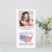 Carte Terre des Libres à cause du courageux patriotique  (Debout devant)