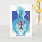 Carte Terre mère - Hiver (Fleur jaune)