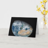 Carte Terre Montrant L'Afrique Du Nord Et L'Europe Du Su (Fleur jaune)