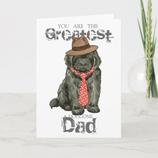 Carte Terre-Neuve papa (Devant)