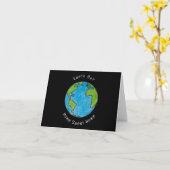 Carte Terre notre douce maison (Fleur jaune)