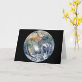 Carte Terre Pleine Montrant L'Hémisphère Est. (Fleur jaune)