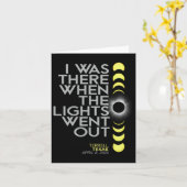 Carte Terrell Texas Total Solar Eclipse 2024 (Fleur jaune)