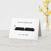 Carte Terrible Puns Écrits (Fleur jaune)