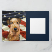 CARTE TERRIER AIREDALE     (Intérieur)