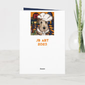 CARTE TERRIER AIREDALE (Dos)