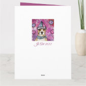 CARTE TERRIER AMÉRICAIN DU STAFFORDSHIRE (Dos)