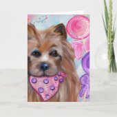 CARTE TERRIER AUSTRALIEN   (Devant)