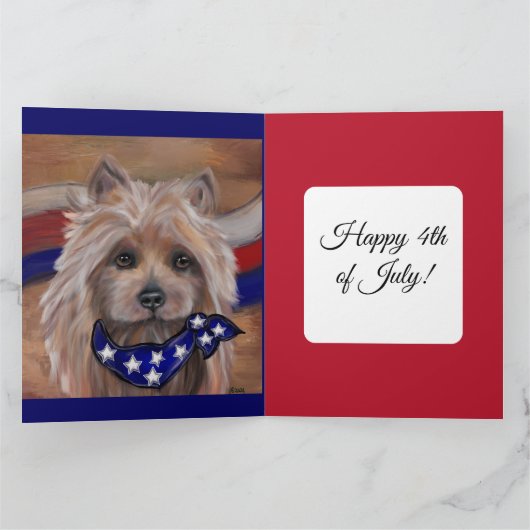 CARTE TERRIER AUSTRALIEN (Intérieur)