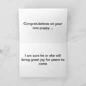 Carte Terrier blond comme les blés doucement enduit (Intérieur)