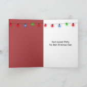 Carte Terrier écossais de Noël à la fourrure (Intérieur)