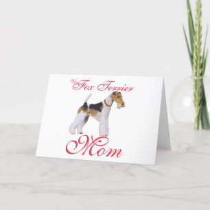Carte Terrier Fox à poil dur pour la fête des mères