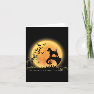Carte Terrier Gallois Épouvantable Et Chien De Lune Drôl