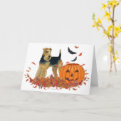Carte Terrier Halloween (Fleur jaune)