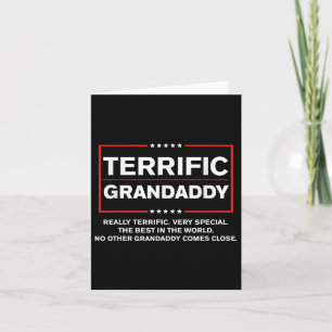 Carte Terrific Grand-Père - Drôle Donald Trump 2020 Supp