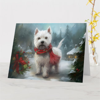 Carte Tervueren chien Terrier West Highland White dans l