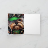 Carte Tervueren Terrier Chien Conduisant Vélo Saint-Patr (Intérieur)