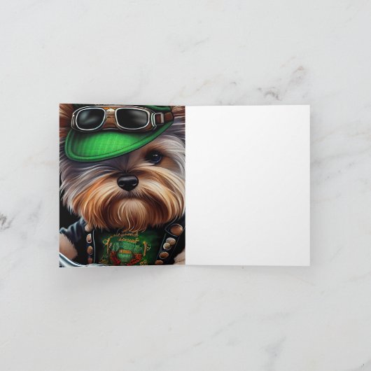 Carte Tervueren Terrier Chien Conduisant Vélo St. Patric (Intérieur)