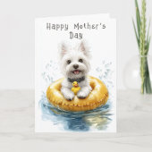 Carte Tervueren West Highland Terrier Nageant CV5 Mère P (Devant)