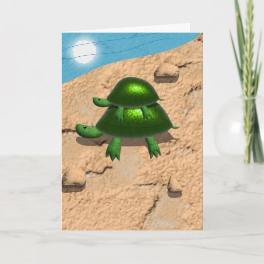 Carte T'es un papa génial tortueusement (Devant)