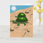 Carte T'es un papa génial tortueusement (Fleur jaune)