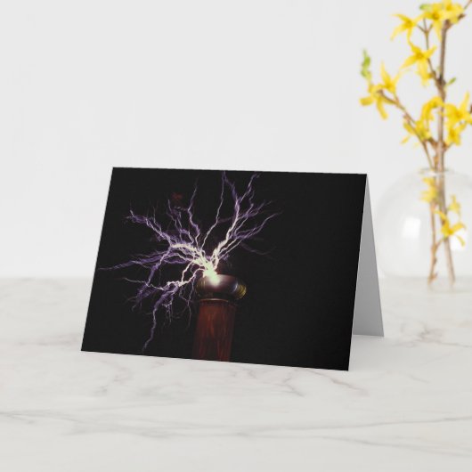 Carte Tesla coil arcing (Fleur jaune)