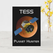 Carte TESS Planet Hunter Spacecraft (Fleur jaune)