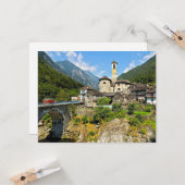 Carte Tessin, Suisse photographie paysage (Devant/Arrière en situation)