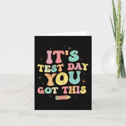 Carte Test Day C'est Test Day Vous avez ce professeur St (Devant)