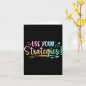 Carte Test Day State Testing Exam Teacher Student Motiva (Fleur jaune)