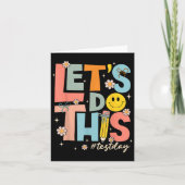 Carte Test Day State Testing Lets Do This Teacher Motiva (Devant)