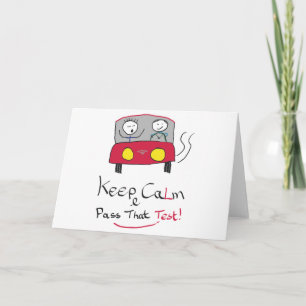 Carte Test de conduite calme