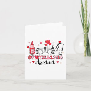 Carte Test oculaire instantané Gles coeurs Saint-Valenti