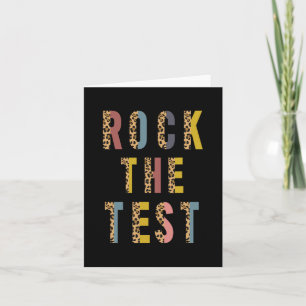 Carte Test Retro Motivational Testing Day Enseignant St