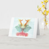 Carte Tester Rorschach Encre Tôles Plaque 9 Humain (Fleur jaune)