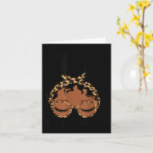 Carte Testing Coordinator Shirt Funny Messy Bun Test Day (Fleur jaune)