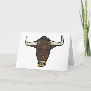 Carte Tête Bull