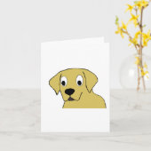 Carte Tête de dessin en jaune LR (Fleur jaune)