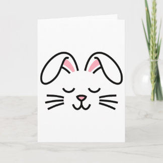 Carte Tête de lapin 