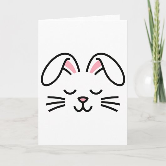 Carte Tête de lapin (Devant)